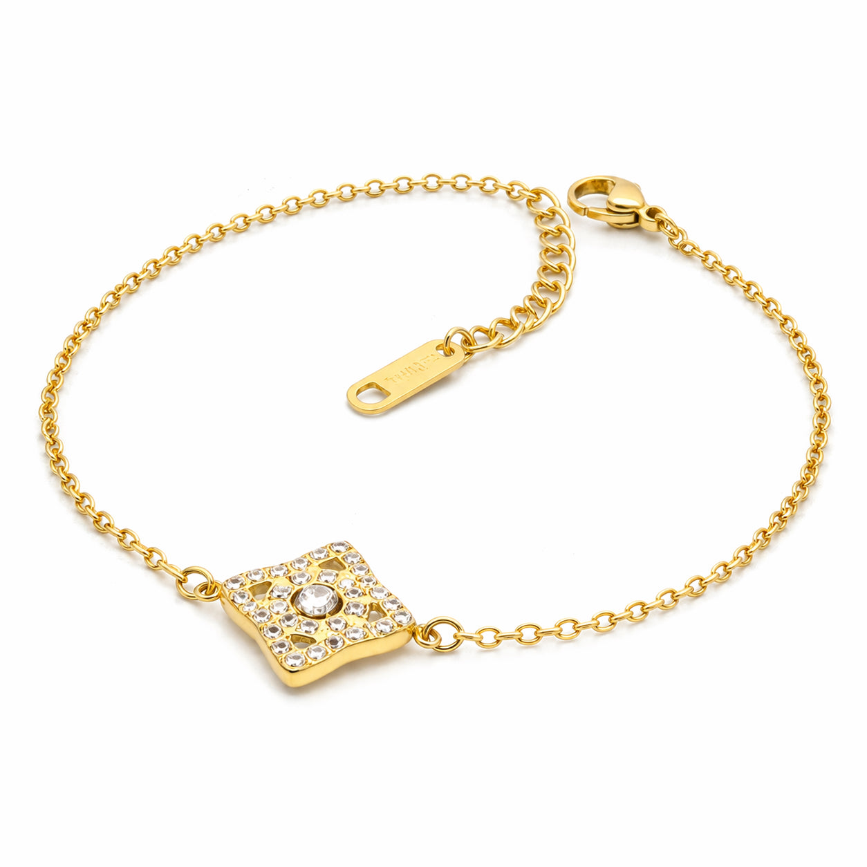 Bracelet Trèfle Pavé