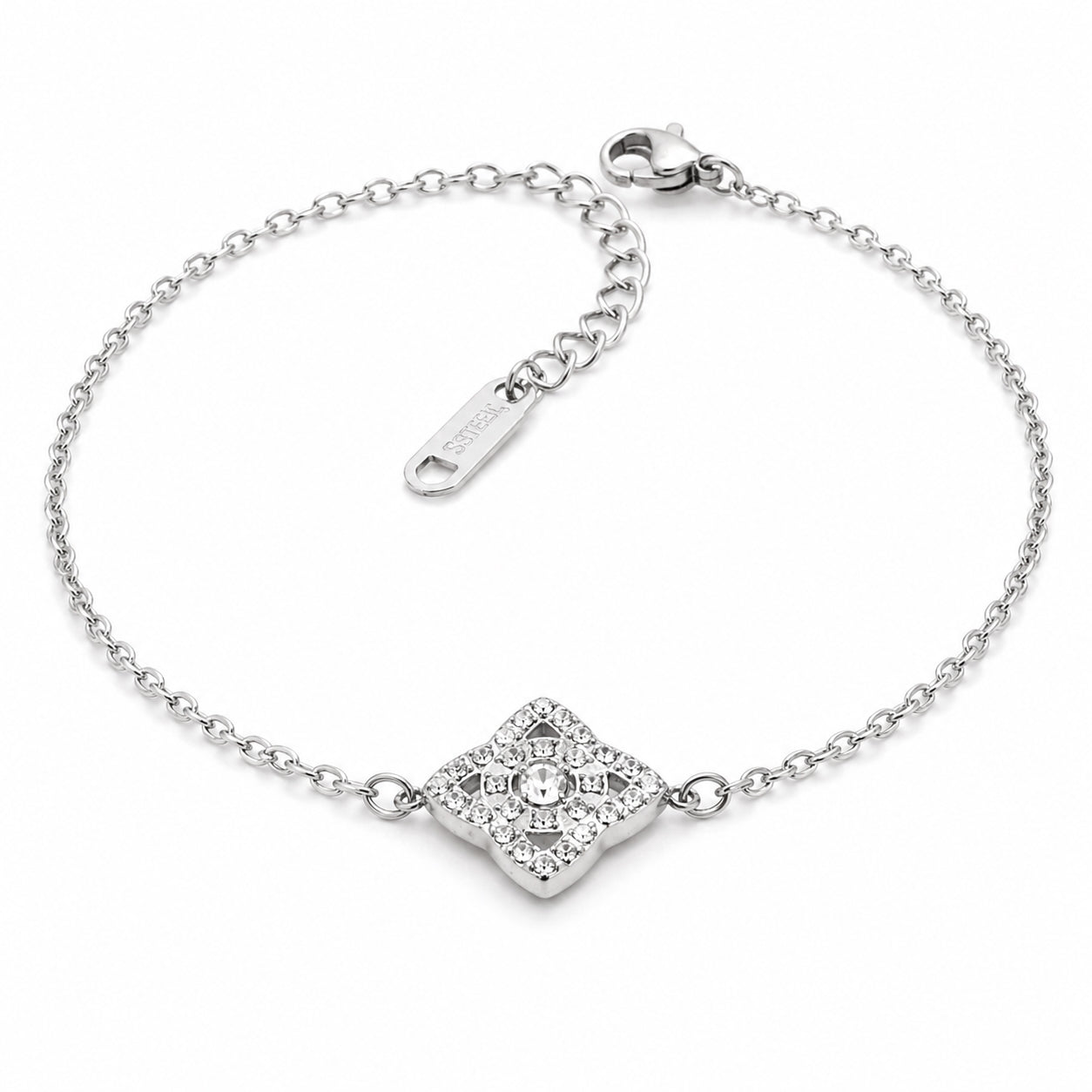Bracelet Trèfle Pavé