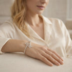 Bracelet Jonc Fleur Élégance
