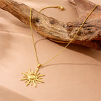Collier Soleil Doré