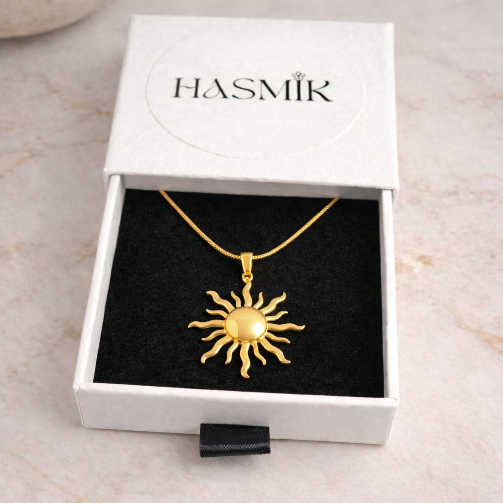 Collier Soleil Doré