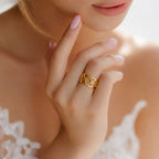 Bague Cœur Large Ajourée