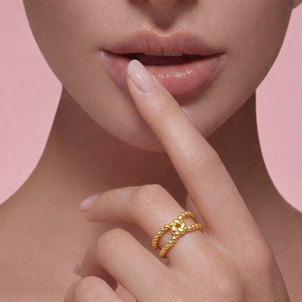 Bague Texturée