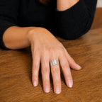 Bague Cœur Moderne