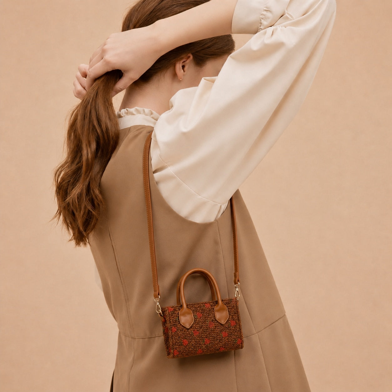 Sac Mini Velours Côtelé Signature