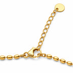 Collier perle doré