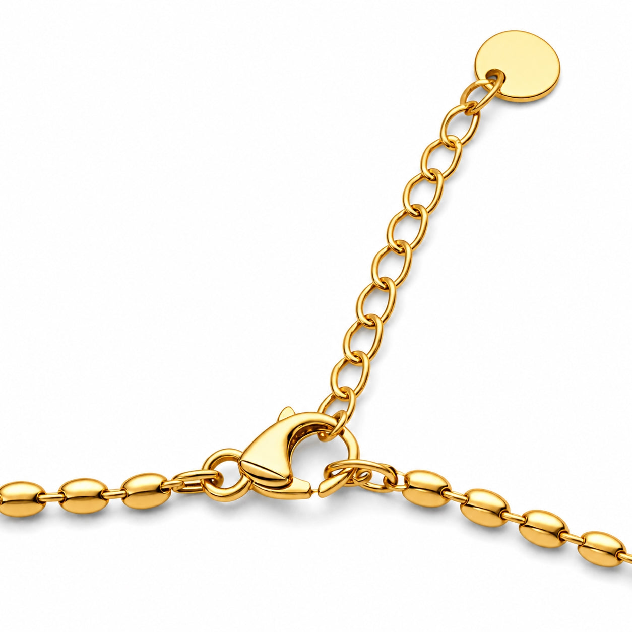 Collier perle doré