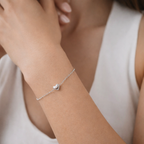 Bracelet Femme en Argent 925 – Cœur Simple Élégant