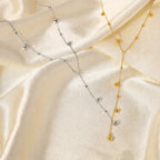 Collier lariat perles