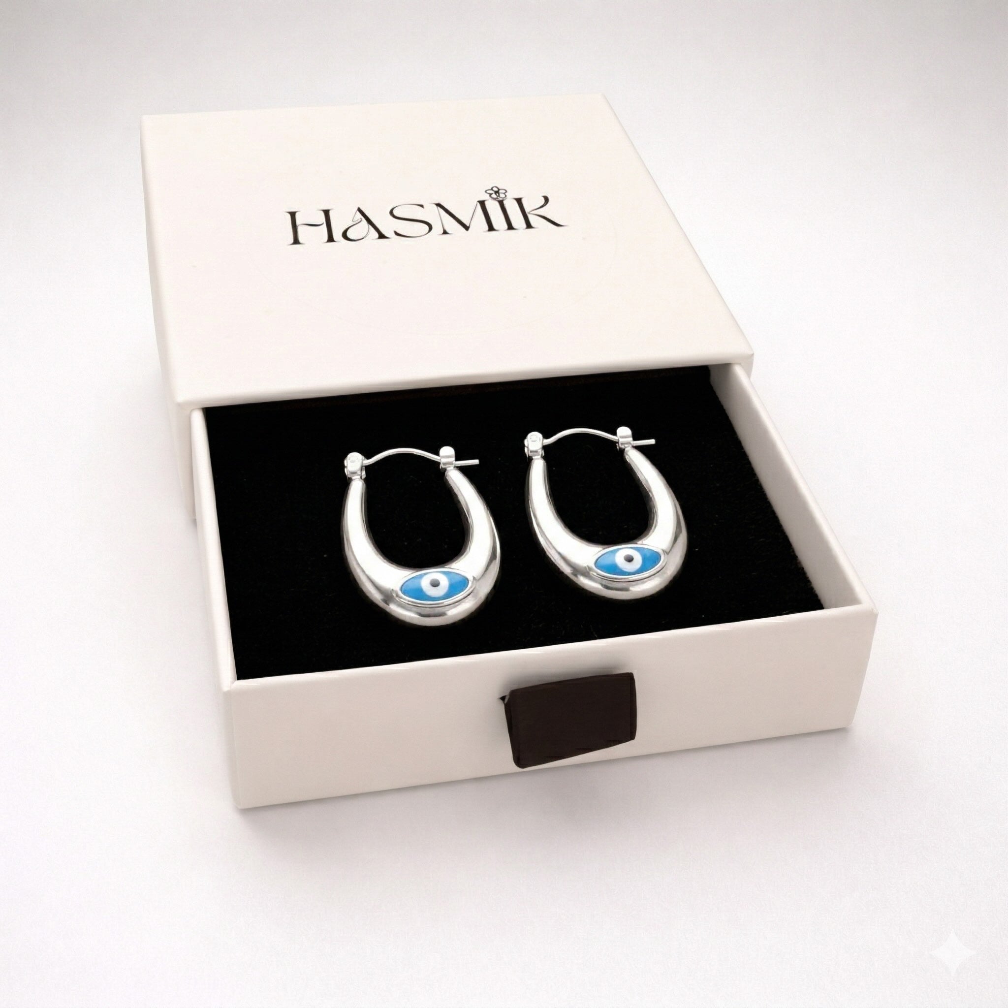Boucles d’Oreilles Œil Protecteur