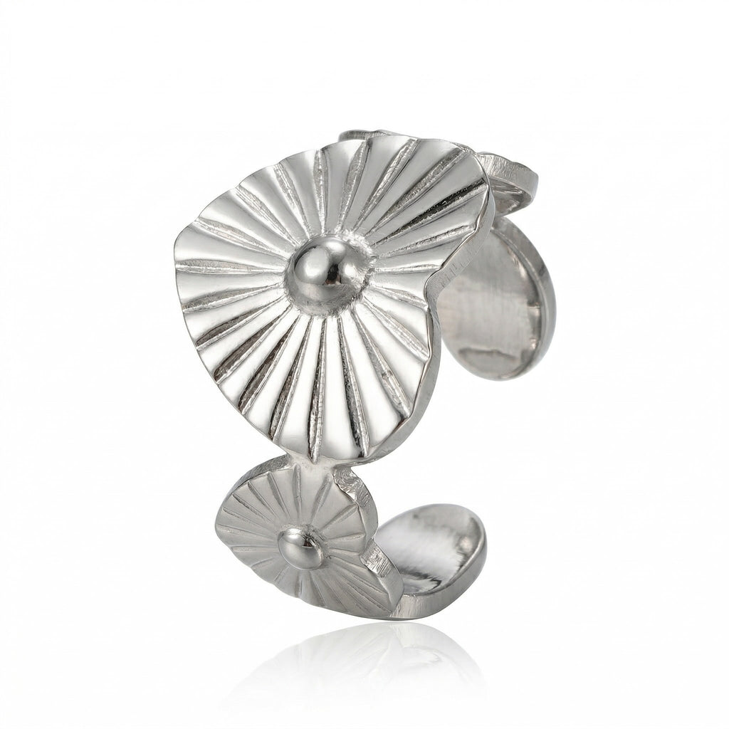 Bague coeur soleil