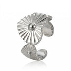 Bague coeur soleil