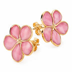 Parure Fleur Dorée Colorée