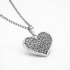 Collier Cœur Sculpté