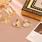 Bijou Cœur Doré Élégant – Collier ou Boucles